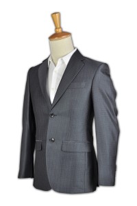 BS332  男士職業西服 修身緞面西裝 來版訂購西裝套裝 西裝專門店  領隊西裝   全撲西裝